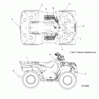 A18SAA50N5 450 SPORTSMAN HD 2x4 Body, decals - a18saa50n5
