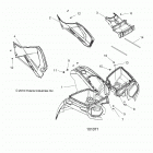 A18SEA57F1/SEE57F1/7 SPORTSMAN 570 EPS EU Body, front cab and side panels - a18sea57f1  /  see57f1...