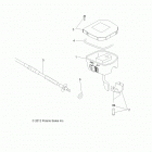 A18SEA57B1/7/9/L2/L5/L7/E57B1/7/9/F57B8 SPORTSMAN 570 EFI Steering, controls, throttle asm. and cable - a18sea57b1...