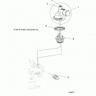 A18SAA50N5 450 SPORTSMAN HD 2x4 Engine, thermostat and cover - a18saa50n5