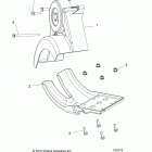 A18HAA15B7/B2 ACE 150 EFI, 501S, INDY Drive train, chain guard - a18haa15b7  /  b2 (100770)