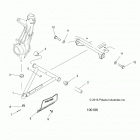 A18SUE57N5 SPORTSMAN 570 EFI UTE Suspension, a-arm and strut mounting - a18sue57n5 (10018...