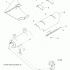 A18DAA57F5 ACE 570 EFI EURO Engine, exhaust system shields - a18daa57f5 (101084)