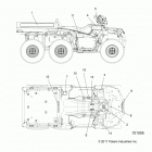 A18S6E57F1 570 SPORTSMAN 6X6 EURO Body, decals - a18s6e57f1