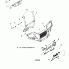 A18SEA57B1/7/9/L2/L5/L7/E57B1/7/9/F57B8 SPORTSMAN 570 EFI Body, front bumper and mounting - a18sea57b1  /  7  /  9...