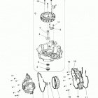 A18SEA57F1/SEE57F1/7 SPORTSMAN 570 EPS EU Engine, stator cover and flywheel - a18sea57f1  /  see57...