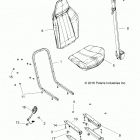 A18HAA15B7/B2 ACE 150 EFI, 501S, INDY Body, seat - a18haa15b7  /  b2 (100798)