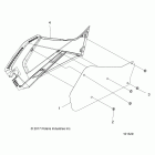 A18SEA57B1/7/9/L2/L5/L7/E57B1/7/9/F57B8 SPORTSMAN 570 EFI Body, right hand side panel heat shield and hardware 1 u...