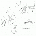 A18SUE57N5 SPORTSMAN 570 EFI UTE Body, tailgate brackets - a18sue57n5 (49atvtailgatemtg14...