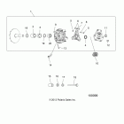 A18SEA57B1/7/9/L2/L5/L7/E57B1/7/9/F57B8 SPORTSMAN 570 EFI Drive train, primary clutch - a18see57b1  /  7  /  9  / ...