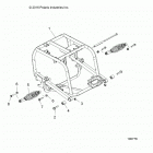 A18HAA15B7/B2 ACE 150 EFI, 501S, INDY Suspension, rear swing arm - a18haa15b7  /  b2 (100776)