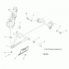 A18SEF57N5 SPORTSMAN 570 EFI HD Suspension, a-arm and strut mounting - a18sef57n5