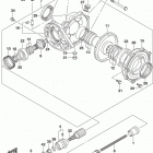 LT,A500XP Редуктор задний