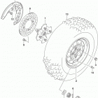 LT,A500X Переднее колесо