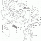 LT,A500XP Front fender (lt-a500xpbl8 p33)