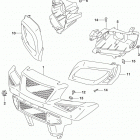 LT,A500XP Front grille (lt-a500xpl8 p33)