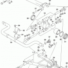 LT,A500XP Задняя подвеска
