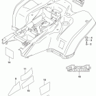 LT,A500XP Rear fender (lt-a500xpl8 p28)