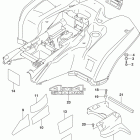 LT,A500XP Rear fender (lt-a500xpbl8 p33)