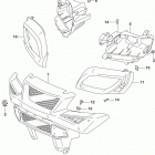 LT,A500XP Front grille (lt-a500xpbl8 p28)
