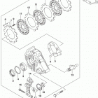 LT,A500XP Задний тормоз