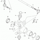 LT,A500XP Рулевая ,поворотный кулак