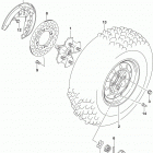 LT,A500XP Переднее колесо