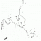 LT,A400F Передние тормозные трубки