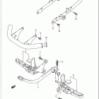 LT250S Quad Sport Rear brake - footrest