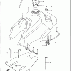 LT250S Quad Sport Топливный бак