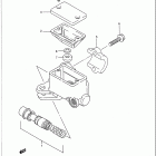 LT250S Quad Sport Главный тормозной цилиндр,передний