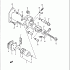 LT250S Quad Sport Задний суппорт