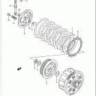 LT250S Quad Sport Сцепление