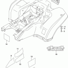 LT,A500X,XC Rear fender (lt-a500xl7 p33)