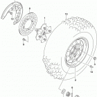 LT,A500X,XC Переднее колесо
