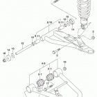 LT,A750X,XC Подвеска передняя