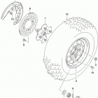 LT,A500XP,C,Z Переднее колесо
