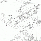 LT,A500XP,C,Z Задняя подвеска