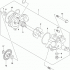 LT,A750XP,C,Z Водяной насос