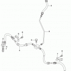 LT,A750X,XC Передние тормозные трубки