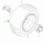 LT,A500X,XC Rh rear wheel