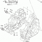 LT,A750X,XC Картер двигателя