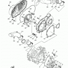 GRIZZLY EPS HUNTER  (YFM70GPHLH) Крышка картера двигателя