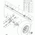 KODIAK 700 EPS SE (YFM70KPSMO) Переднее колесо