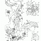 GRIZZLY EPS HUNTER  (YFM70GPHLH) Переднее крыло