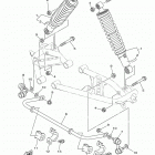 KODIAK 450 EPS 4WD HUNTER  (YFM45KPHJF) Задняя подвеска