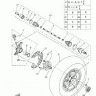 KODIAK 700 EPS SE (YFM70KPSMO) Переднее колесо