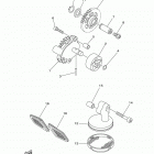 YFZ450R SPECIAL EDIT (YFZ45YSSKW) Масляный насос