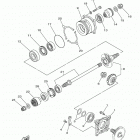 GRIZZLY EPS HUNTER  (YFM70GPHLH) Промежуточный ведущий вал