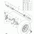 GRIZZLY EPS HUNTER  (YFM70GPHLH) Переднее колесо